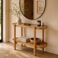 Dulap, Hanah Home, Alaska, 103x85x42 cm, LEMN MASIV DE STEJAR, Stejar