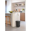 Cos de gunoi cu pedala, Brabantia, StepUp, 16 L, 29.6x22.3x41.1 cm, polipropilena, gri inchis