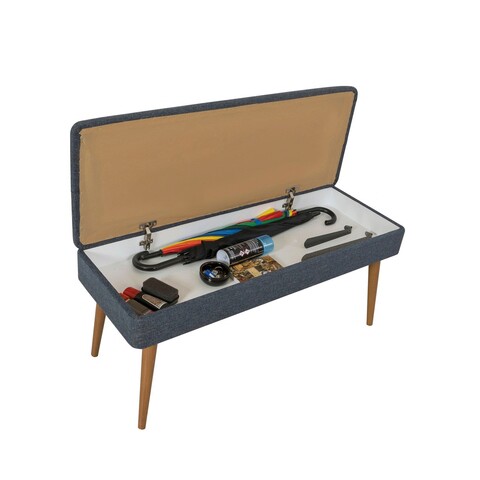 Set de mobilier pentru hol, Vella, Multilux, PAL, Sonomo / Albastru închis