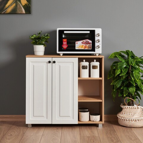 Dulap multifunctional, tuvalle, tuvalle 018, 90x85x37 cm, pal, stejar safir / nuc