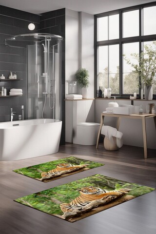 Set covorase de baie, Cartwright, CT-5120, Poliester, Multicolor
