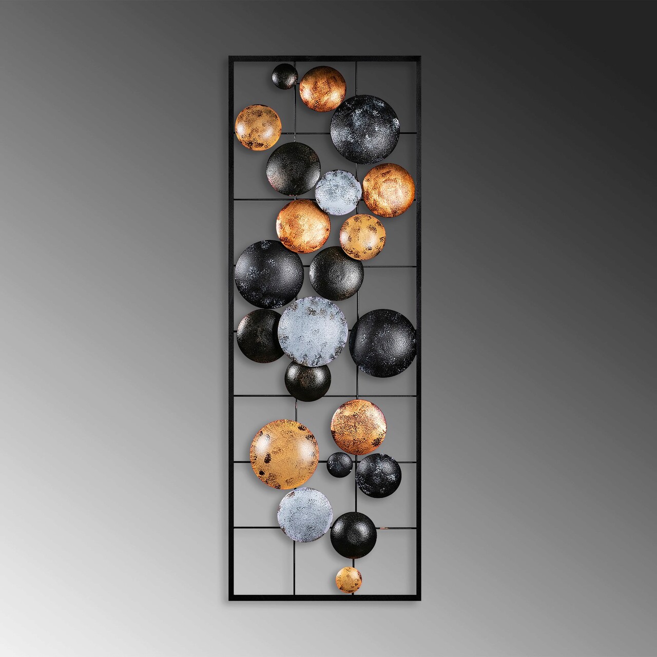 Decoratiune de perete, Camber, 90 x 32 x 4 cm, Multicolor - view 4