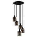 Candelabru, Opviq, Smoked - 062, E27, 60 W, metal/sticla