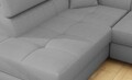 Coltar extensibil stanga 4 locuri, ELTAP, Anton, 272x203x85 cm, lemn/poliester, gri