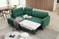 Coltar extensibil stanga 3 locuri ELTAP, LT-35LU, Barea, 208x160x100 cm, lemn/poliester, verde inchis