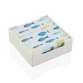 Set 6 suporturi pentru pahare Blue Bay, Versa, 10.5x10.5 cm, sticla
