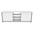 Comoda TV, Retricy, Otis, 140x35.3x50.8 cm, PAL, Alb/Negru