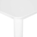 Masa bar pentru gradina/terasa Fountain, 145x70x95 cm, aluminiu, alb