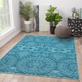 Covor Girona, Oyo Concept, 140x220 cm, poliester, multicolor