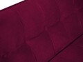 Canapea extensibila, Canna, Mazzini Sofas, 3 locuri, 225x100x85 cm, catifea, rosu vin