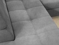 Coltar extensibil dreapta 4 locuri ELTAP, RT-04RAQ, Eridano, 275x202x88 cm, lemn/poliester, gri deschis