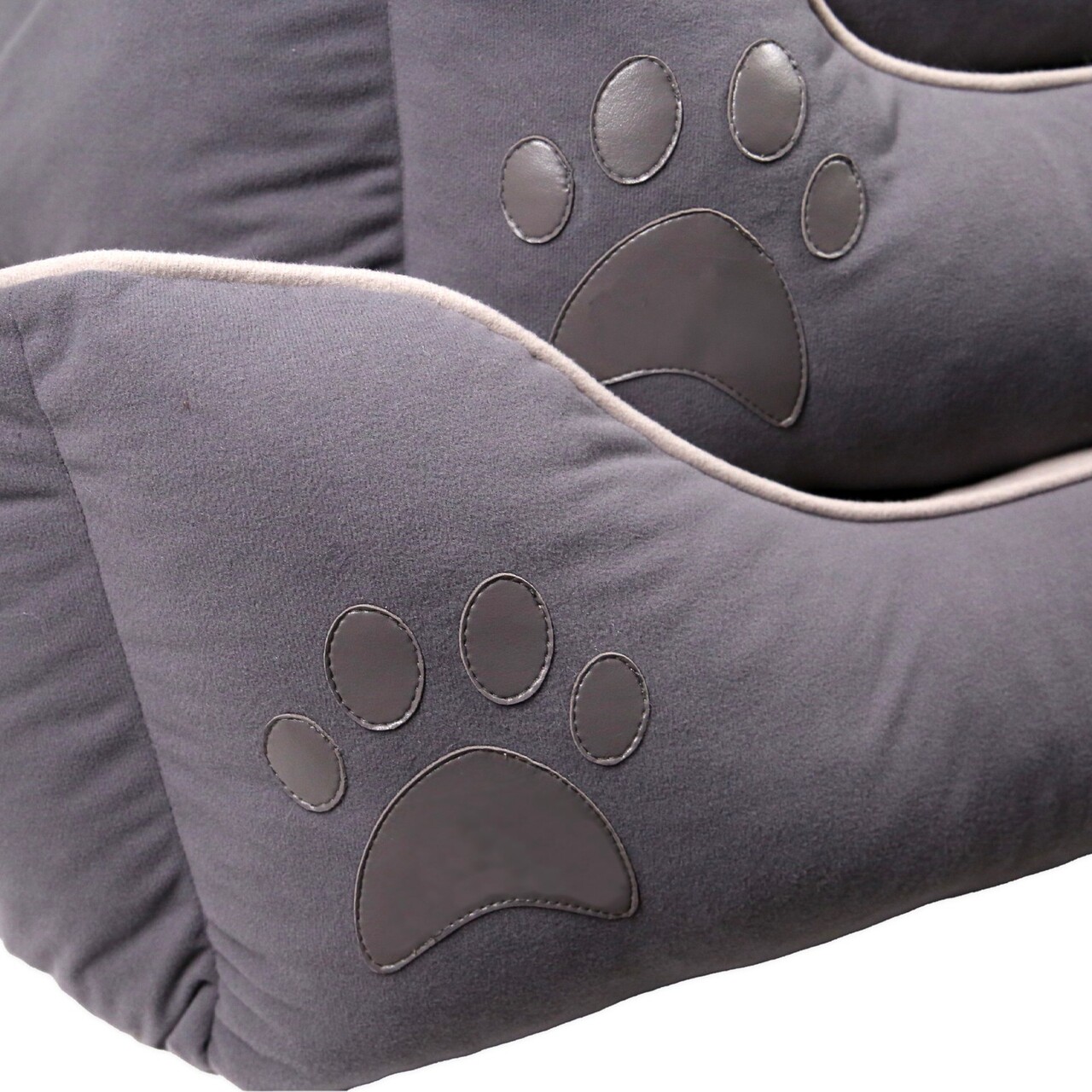 Pat pentru animale de companie, Paws &amp; Whiskers, Lucy Dog &amp; Cat M, Material exterior: 100% poliester, Gri / Gri deschis - view 6