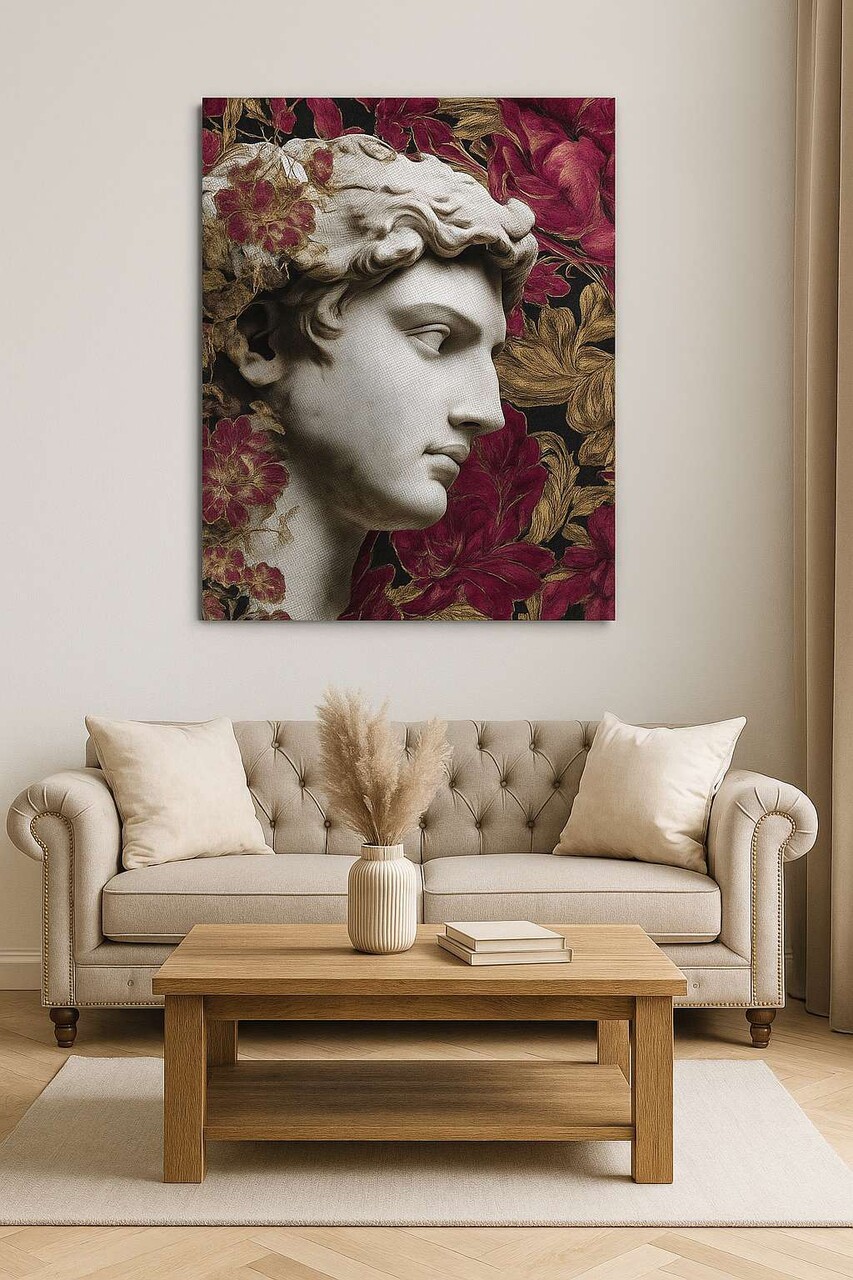 Tablou decorativ Hm_Cnvs26-42-70x100 Cadru: 100% lemn (Grosime: 2 x 3 cm) Multicolor