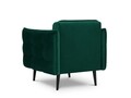 Fotoliu, Canna, Mazzini Sofas, 90x100x88 cm, catifea, verde bottle