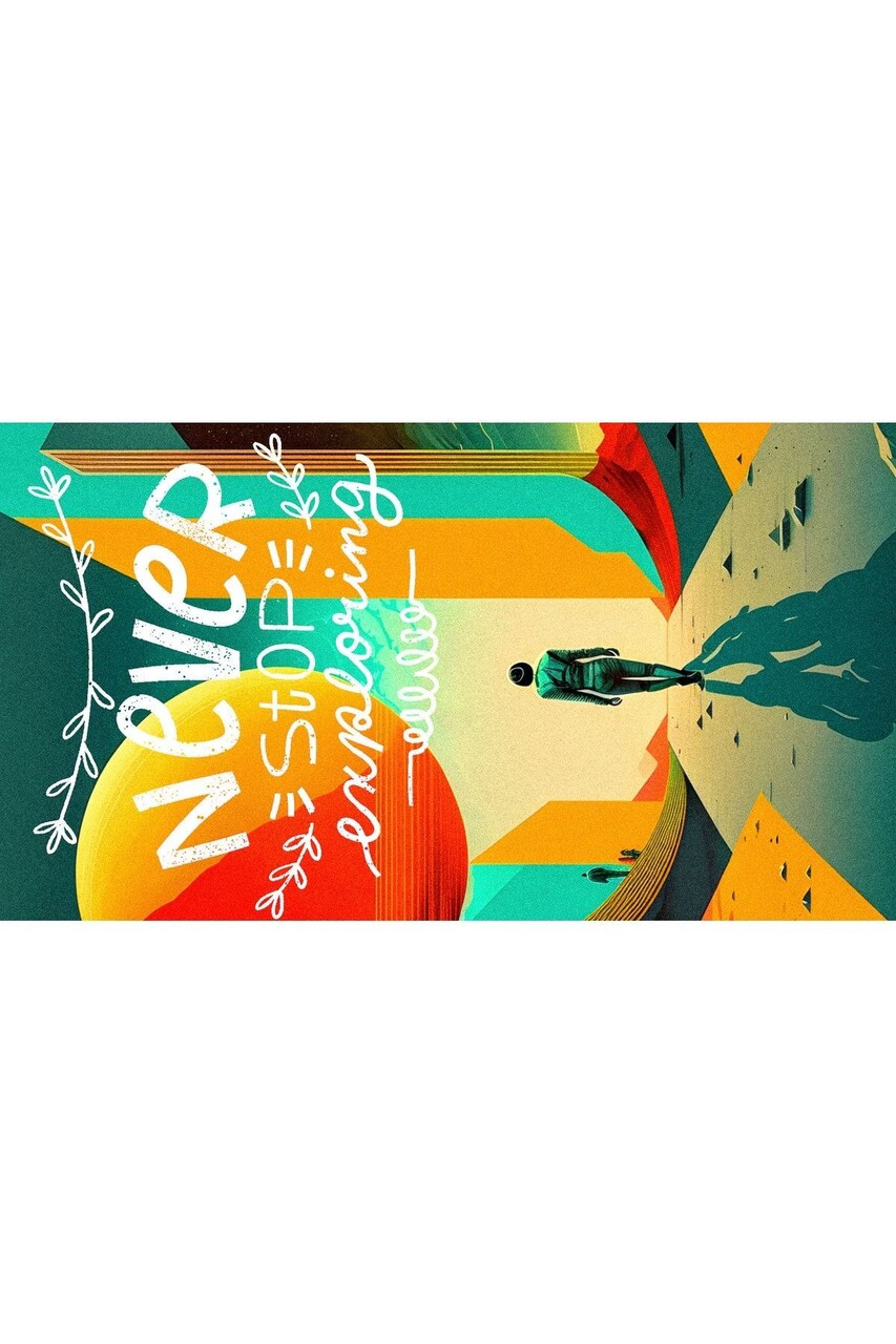 Prosop de plaja, Astacura, Never Stop 70, 70x130 cm, Poliester/Poliamida, Multicolor