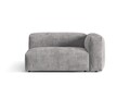 Modul dreapta pentru canapea, 1 loc, Martina-212, Micadoni Home, 160x106x75 cm, velur, gri deschis