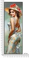 Tablou decorativ Elegant -B, Mauro Ferretti, 52x152 cm, lemn de pin/canvas pictat si lacuit, multicolor