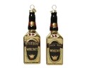 Glob Whiskey, Decoris, 4.2x4.2x14.5 cm, sticla, multicolor
