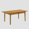 Masa extensibila Avella, Homla, 140-175x90x76 cm, lemn de cauciuc, natur