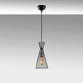 Lustra, Fulgor, 942FLG1613, Metal, Negru/Maro antic