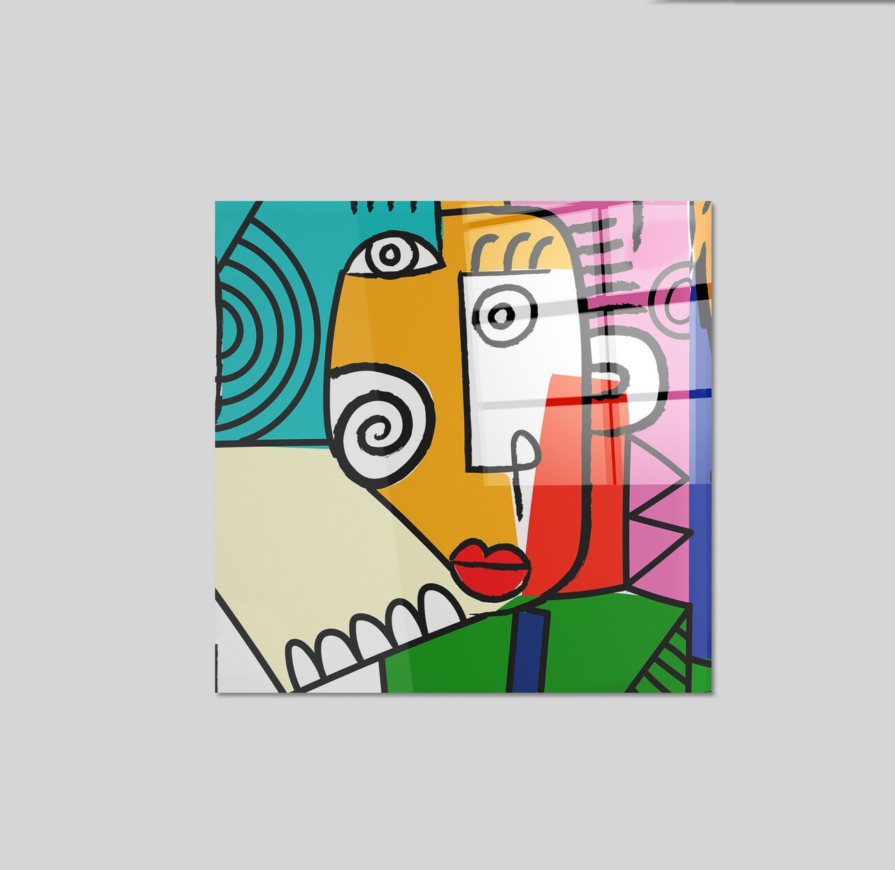 Tablou decorativ, CAM4013_7070, Dimensiune: 70 x 70 cm, Multicolor - view 3