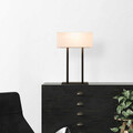 Lampa de masa, Alby, 527ABY2186, Fier, Alb/Negru