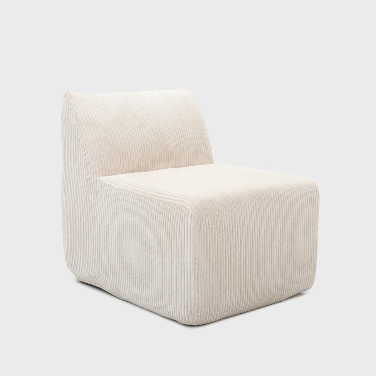 Fotoliu modular Svela Homla 80x59.5x62 cm catifea din poliester bej