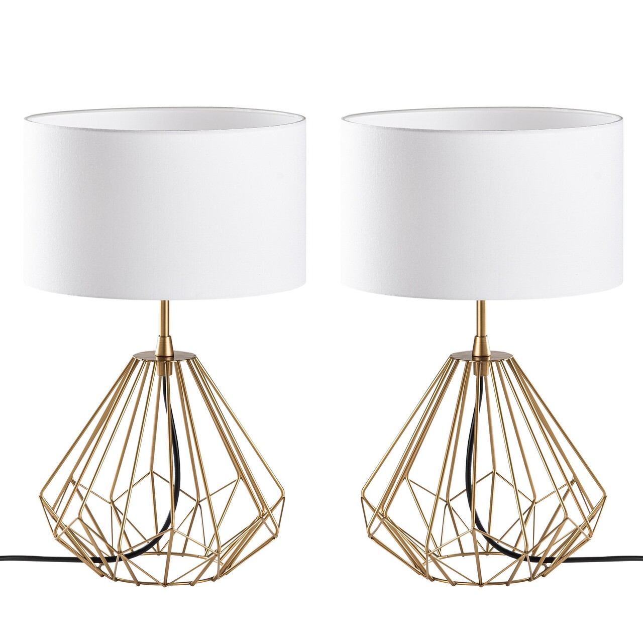 Set de lămpi de masă, Opviq, 892OPV2216, Auriu - imagine 4