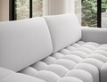 Coltar extensibil dreapta 4 locuri ELTAP, Bon-50, Bonett, 250x175x92 cm, lemn/poliester, gri deschis