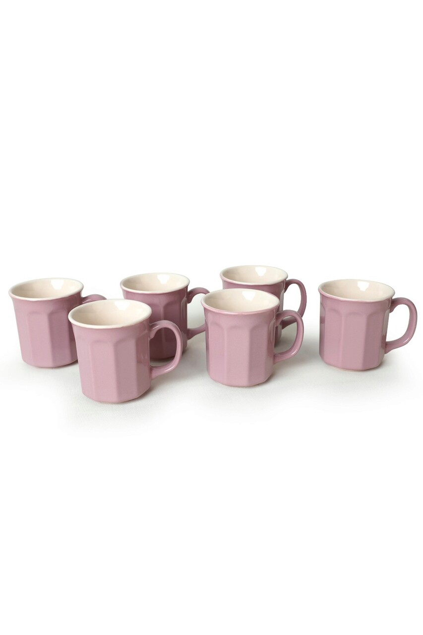 Set cani, Keramika, 275KRM1979, Ceramica , Nu absoarbe apa, Violet / Crem - 2 | YEO