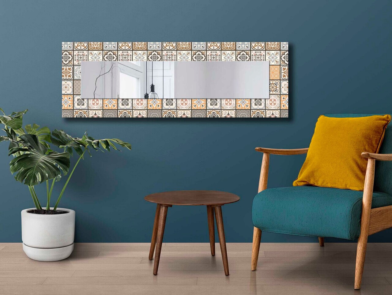 Oglinda decorativa 40120NISMA-010 MDF Dimensiune: 20 x 100 cm Multicolor