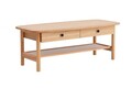 Masuta de cafea, Howard, Daisy, 120x55x45 cm, Natural/Lemn
