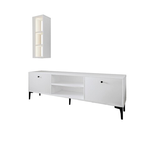 Comoda TV, Inarch, Bien, 150x48x29.6 cm, PAL, Alb