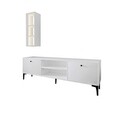 Comoda TV, Inarch, Bien, 150x48x29.6 cm, PAL, Alb