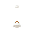 Lustra ELTAP, Almitara, 30x110 cm, 1xE27, 15W, otel/PVC, alb/maro