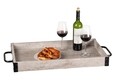 Carucior pentru bucatarie, Wenko, Rustico, 80 x 89.5 x 40 cm, metal/mdf, negru/gri