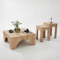 Masuta de cafea, Neostill, Collesium, 80x37x80 cm, PAL, Stejar