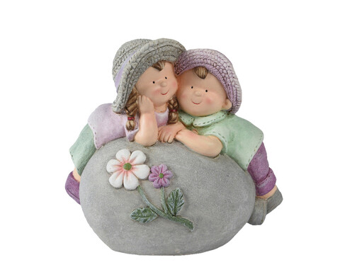 Decoratiune de gradina Kids, Decoris, 32 x 19 x 29 cm, polimagneziu, multicolor