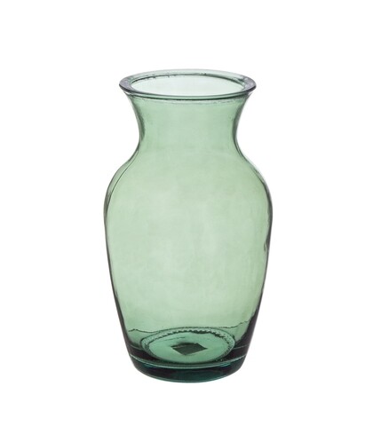 Vaza classic, bizzotto, Ø14x27 cm, sticla reciclata, verde