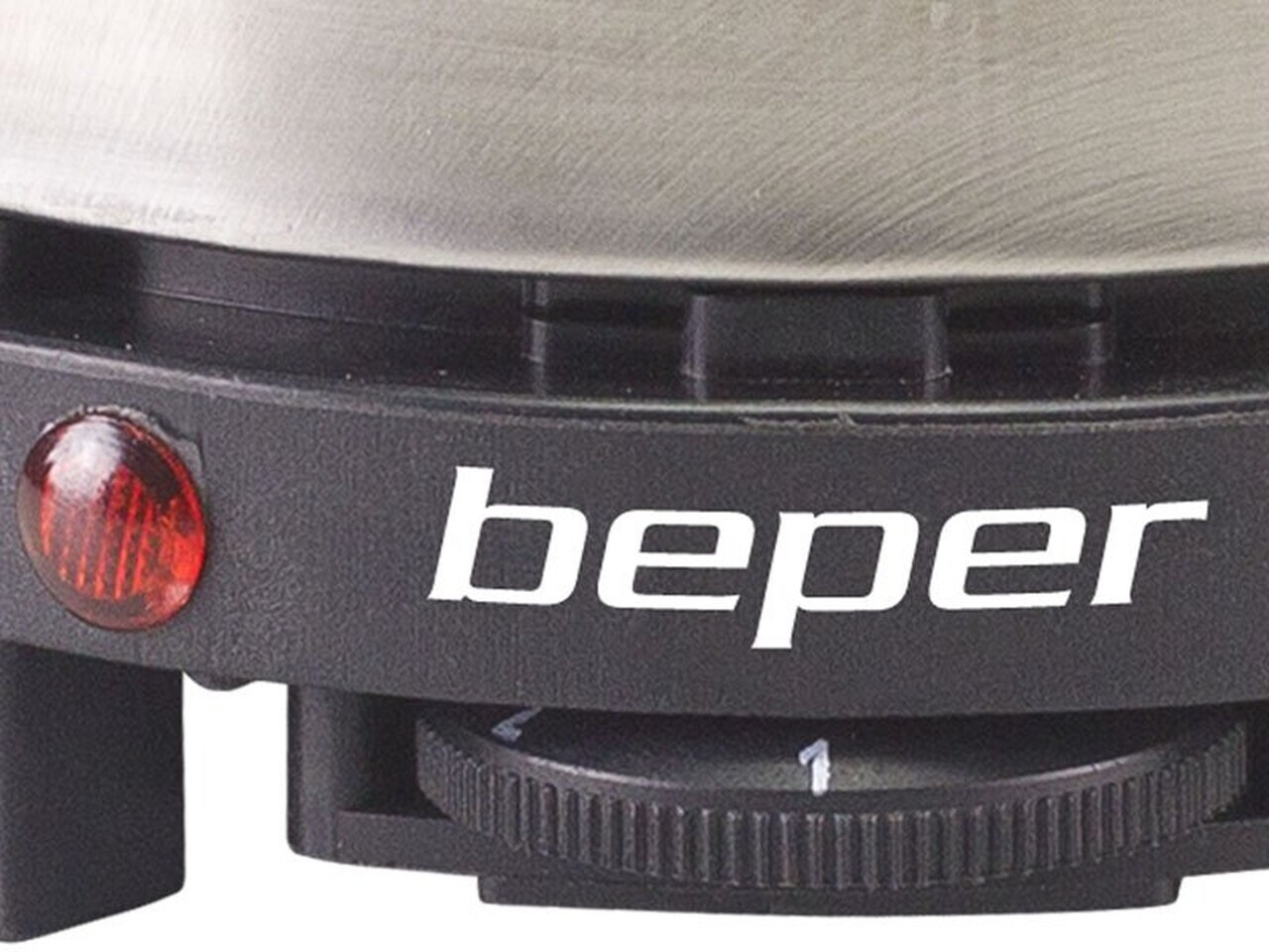 Plita electrica Beper 500W, 10 cm, otel/fonta, gri - view 6