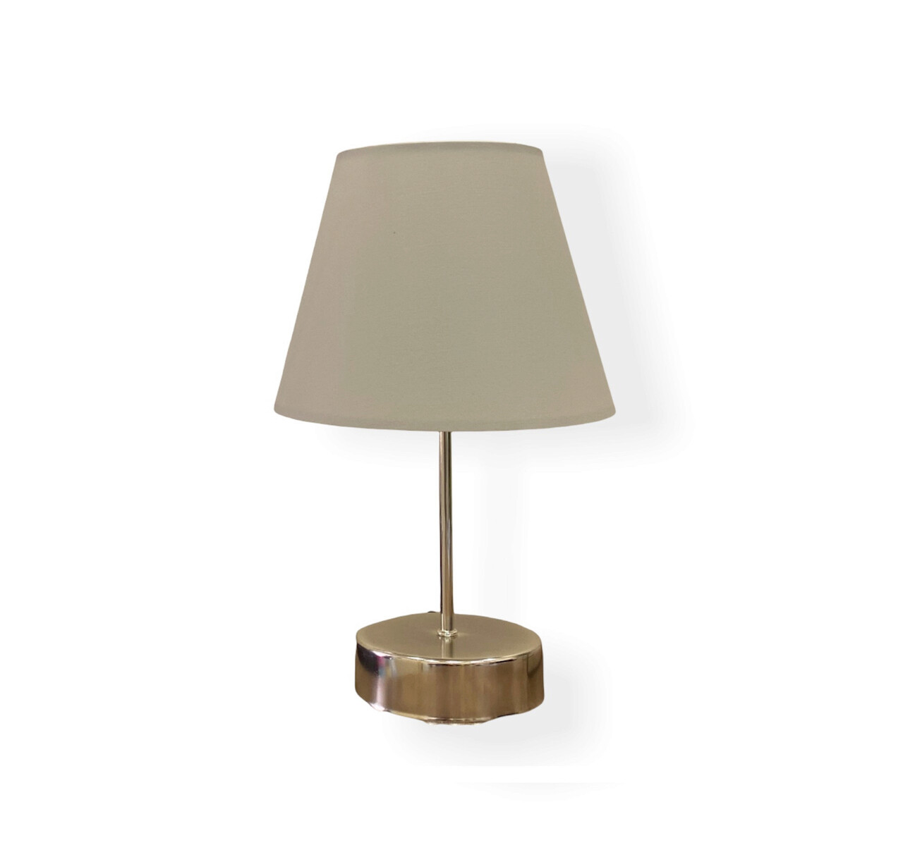 Lampa de masa, FullHouse, 390FLH1703, Metal, Bej / Argintiu - 1 | YEO