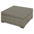 Set coltar si masuta, Cherry Point, L.230 l.218 H.80, aluminiu, gri
