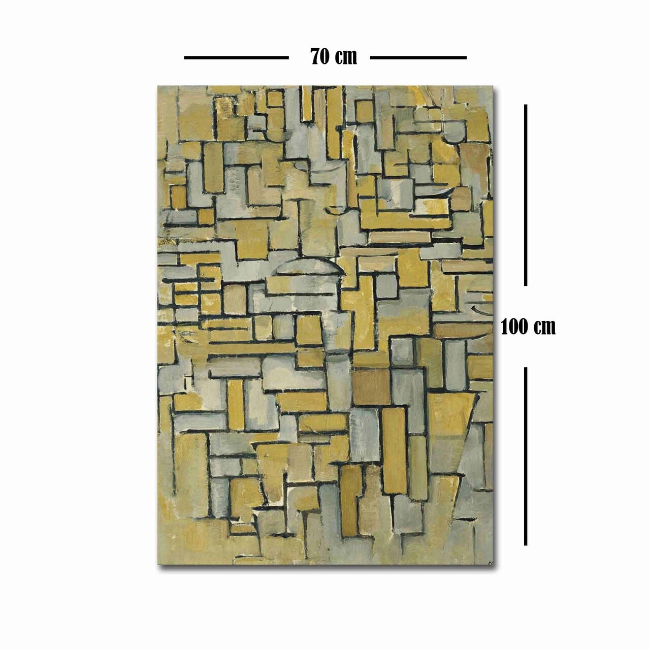 Tablou decorativ, 70100FAMOUSART-073, Canvas, 70 x 100 cm, Multicolor