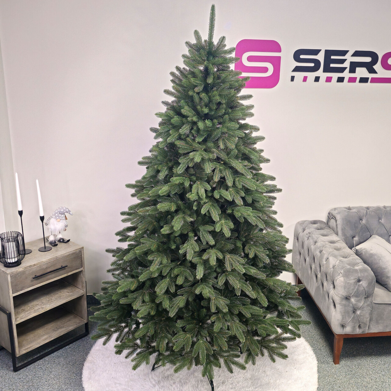 Brad artificial Christmas Deluxe by Sersimo, Laponia Select, integral 3D, 210cm — imaginea 2