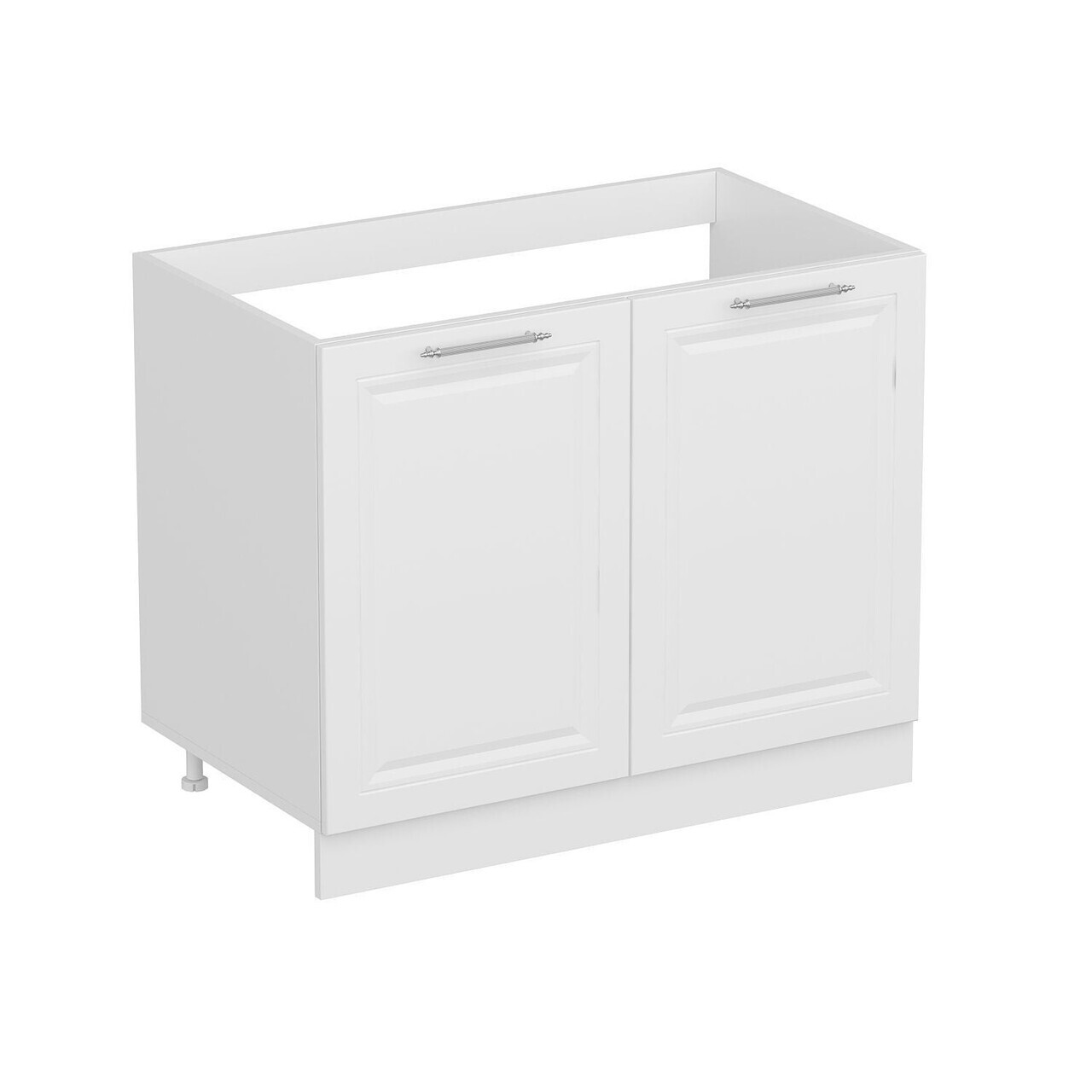 Dulap pentru bucatarie, Hanah Home, Minar, 100x87x58 cm, Alb — imaginea 3