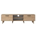 Comoda TV, Wren, A5 - 394, 180 x 48.3 x 35 cm, pal melaminat, nuc