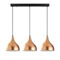Lustra, Saglam - 3781, Opviq, 97 x 16 x 126 cm, 3 x E27, 40W, cupru/negru