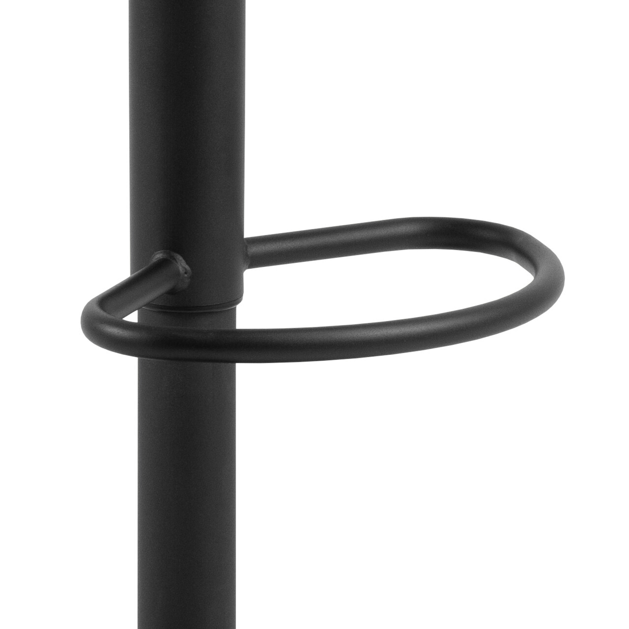Scaun de bar Grace, Actona, 54.5x48.5x101 cm, rotativ, poliester/otel, gri inchis - view 4