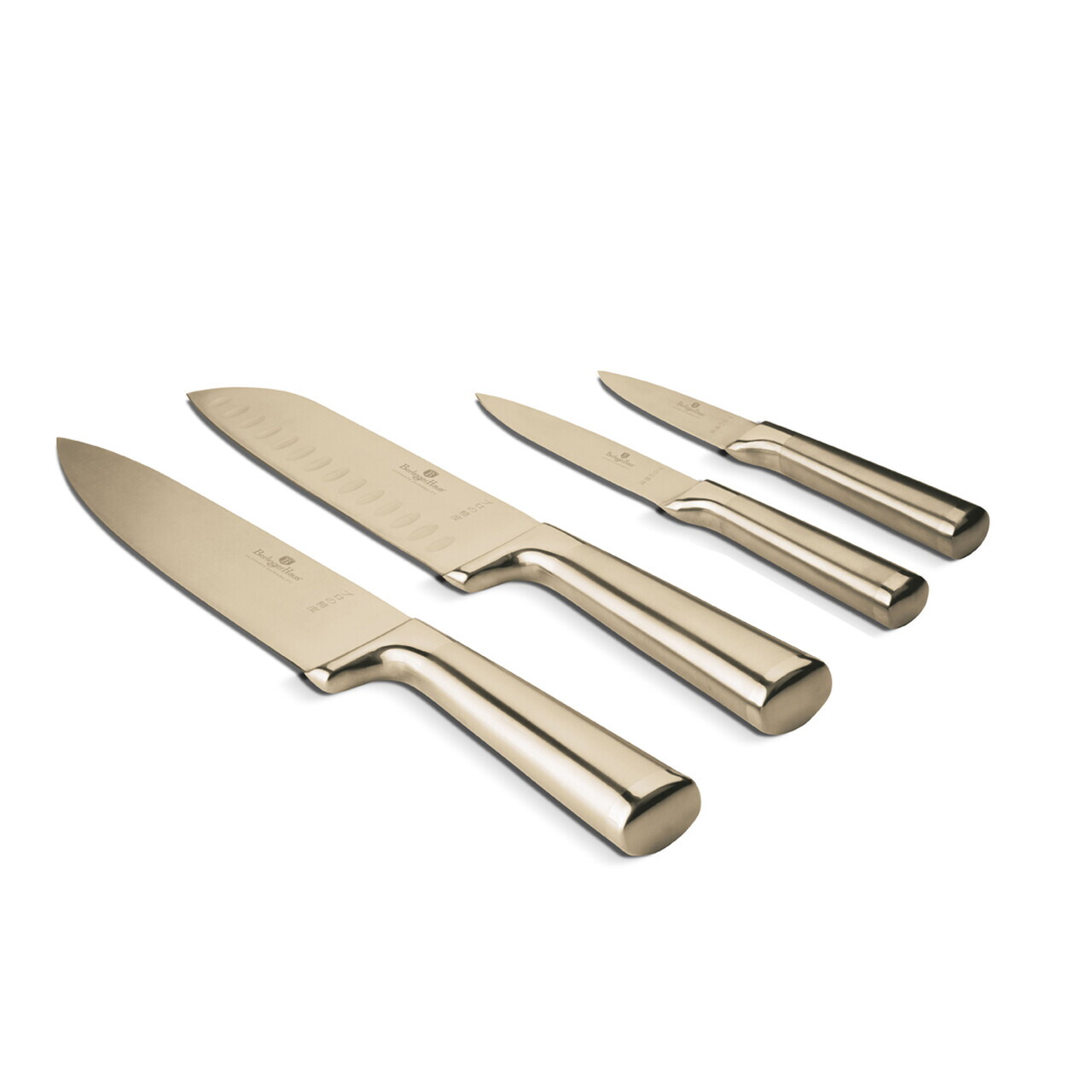 Set 4 cutite Berlinger Haus, Sahara/Leonardo, inox, auriu - imagine 3