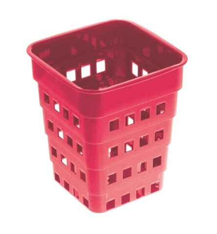 Uscator tacamuri mary, domotti, 12x12x14 cm, rosu